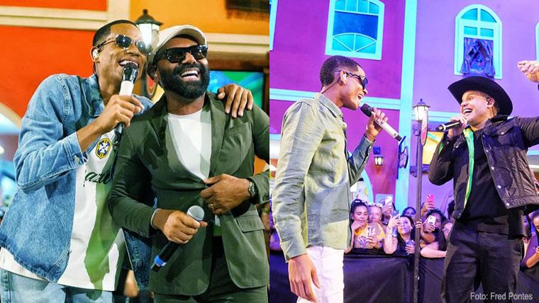 Netto Brito gravou audiovisual em São Paulo, com Pablo, Tierry, Vitinho e Hugo Henrique