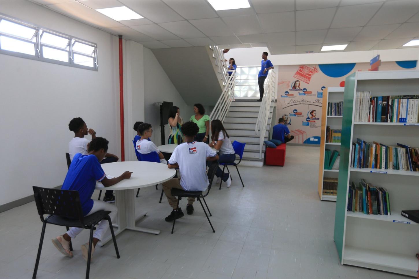 Biblioteca Escolar. Foto: Rafael Martins/GOVBA
