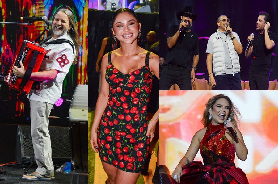 Mileide Mihaile, presente no São João de Campina Grande e acompanha show de Dorgival Dantas