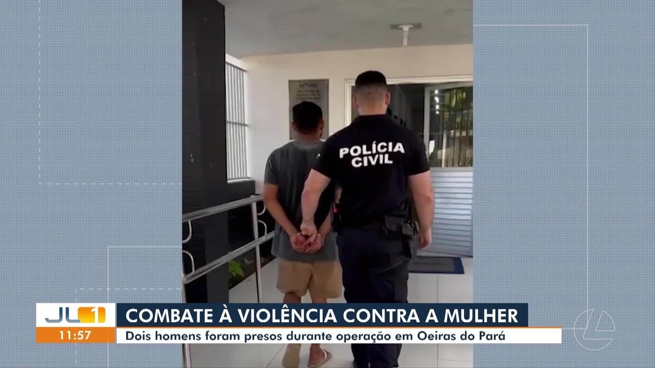 Dois homens são presos em Oeiras do Pará após invadirem casas das ex-companheiras para agredi-las