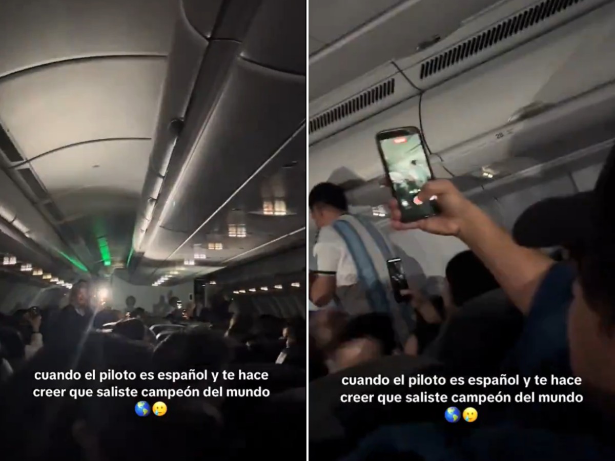 VÍDEO: Piloto faz pegadinha durante voo e passageiros argentinos acreditam que a seleção foi campeã da Copa