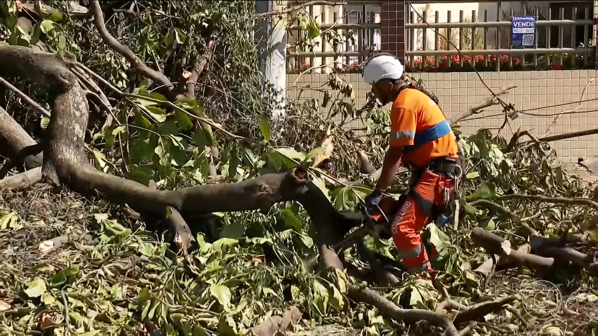 Alerta de celular avisa sobre ‘vento forte’ para a cidade do Rio nesta quarta