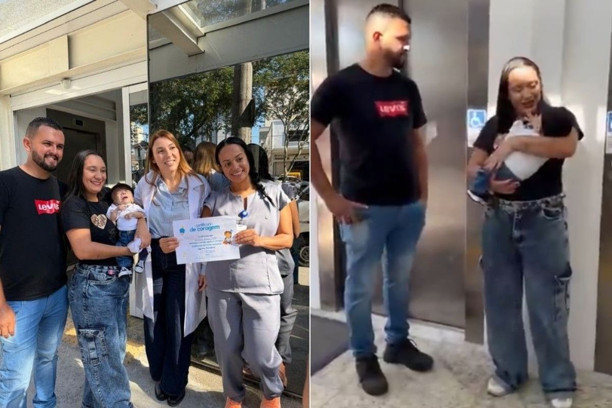 Bebê recebe alta após 9 meses na UTI e ganha homenagem no litoral de SP: 'Milagre', diz mãe
