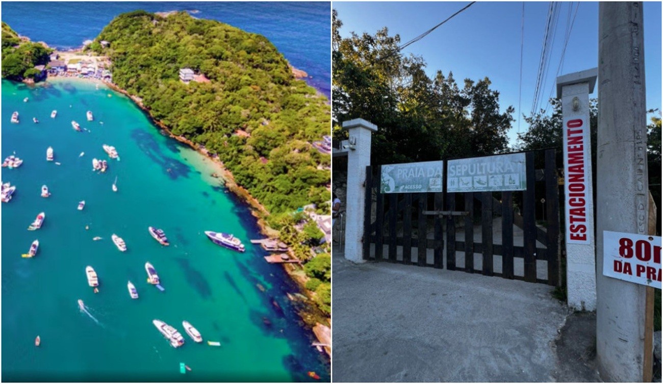 Justiça de SC manda prefeitura de local paradisíaco retirar portão que restringe acesso à praia famosa 