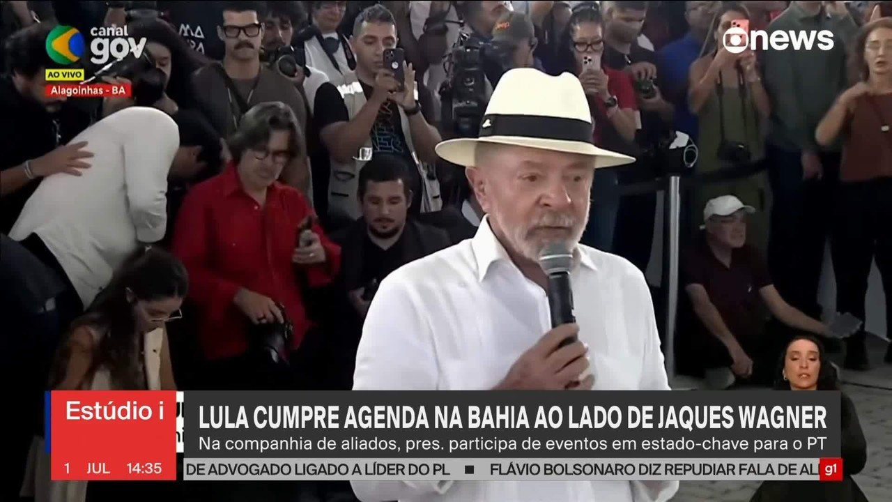 Mendonça manda Lula tirar do ar trechos de discurso com pedido de voto em convenção na Bahia