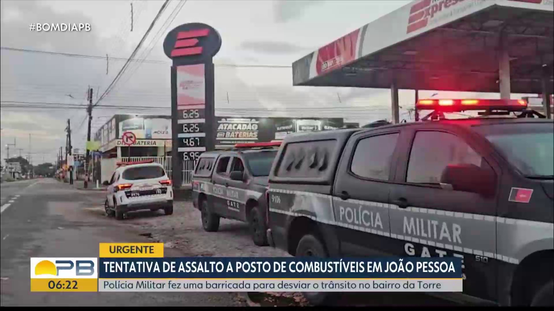 Três pessoas são presas após tentativa de arrombamento de posto de combustíveis, em João Pessoa