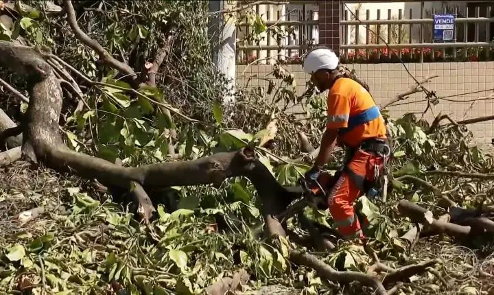 Alerta de celular avisa sobre ‘vento forte’ para a cidade do Rio nesta quarta