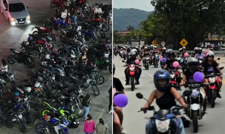 Amigas criam motogrupo feminino no litoral de SP: 'Lugar de mulher é nas duas rodas'