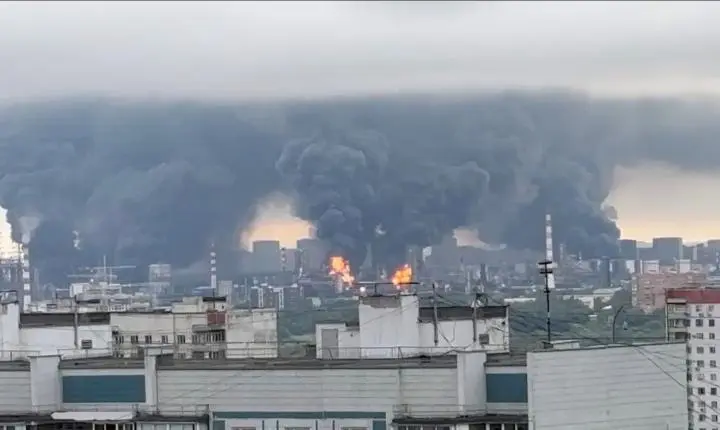 Ataque de drones atinge refinaria em Moscou; Kiev também sofre bombardeio