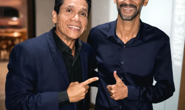 Blogueiro visita a Band Bahia, acompanha Brasil Urgente e declara apoio político a Uziel Bueno