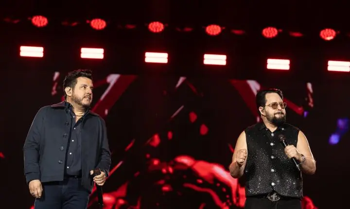 Bruno & Marrone embalam Barretos com sertanejo romântico e sucessos que atravessam gerações