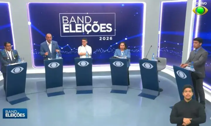 Debate entre candidatos ao governo do AM é marcado por críticas e embates sobre saúde, segurança e educação