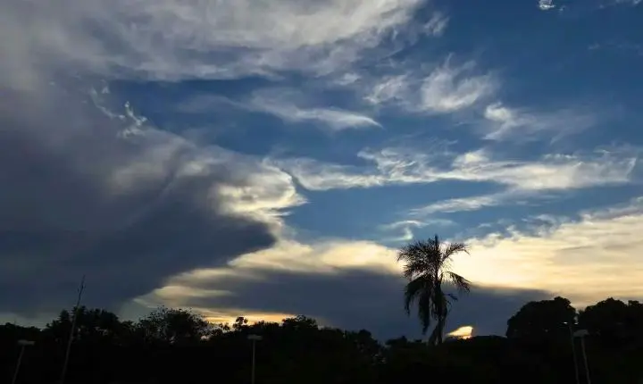 Defesa Civil emite alerta de tempestade para Campo Grande com chegada de frente fria a MS