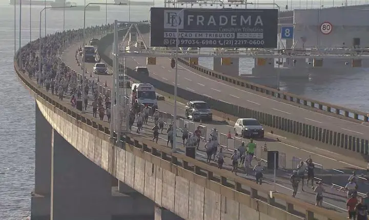 Desafio da Ponte 2026: trânsito será totalmente normalizado 13h; veja fotos da corrida