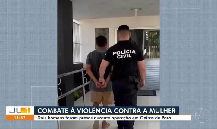 Dois homens são presos em Oeiras do Pará após invadirem casas das ex-companheiras para agredi-las