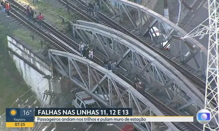 Falhas nos trens pelo 3º dia: explosão, passageiros nos trilhos e impactos no trânsito; acompanhe
