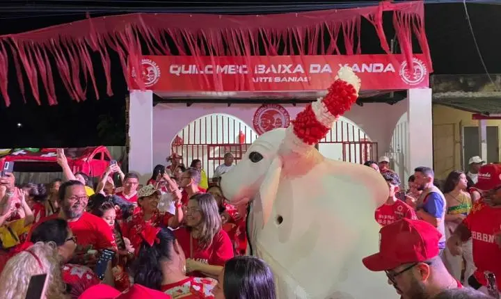 Fé e tradição: Boi Garantido realiza tradicional Ladainha de São João e arrasta multidão em Parintins