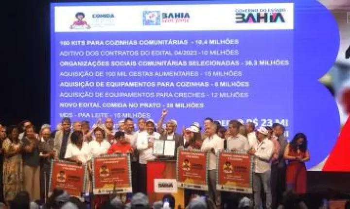 Governo da Bahia realiza o maior investimento do país em ações de combate à fome