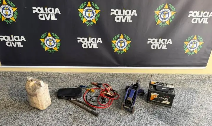 Homem é preso suspeito de furtar peças de veículos em Porto Real