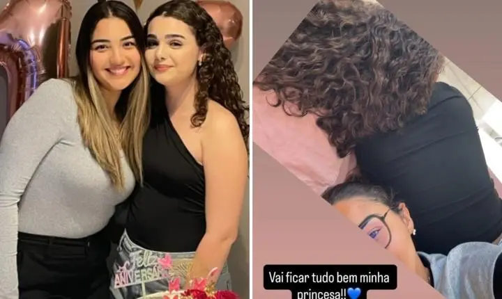 Irmã de brasileira encontrada na França posta foto deitada ao lado da adolescente após reencontro: 'Vai ficar tudo bem'