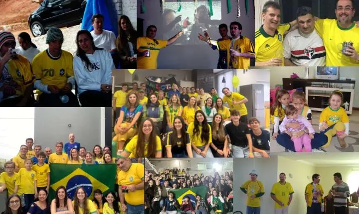 Lugar no sofá, camisa da sorte e mesa-redonda após os jogos: grupo de amigos cria rituais e acompanha o Brasil na Copa há 36 anos
