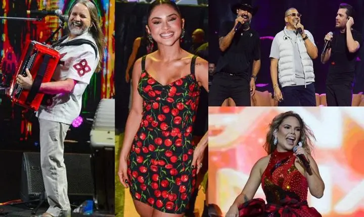 Mileide Mihaile, presente no São João de Campina Grande e acompanha show de Dorgival Dantas