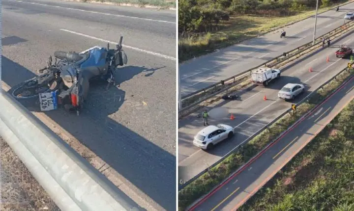 Motociclista morre atropelado por caminhão na GO-403 