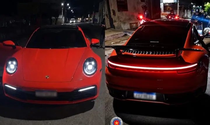 Motorista de Porsche com carteira vencida é levado à delegacia após fazer manobras perigosas no PI