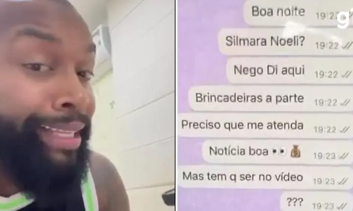Nego Di simulou contato com ganhadora de Porsche em rifa ilegal, mas 'Silmara Noeli' nunca existiu