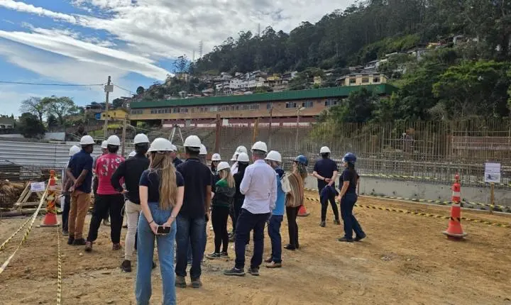 Obras da ETE Itamarati avançam e ampliam tratamento de esgoto para mais de 40 mil moradores em Petrópolis