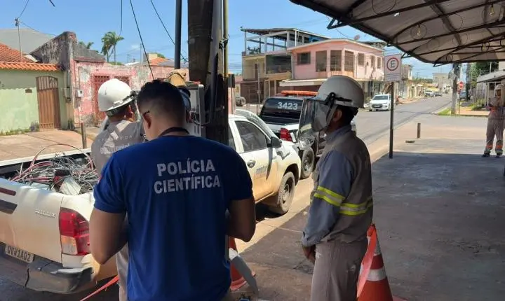 Operação contra furto de energia flagra 'gato' e medidor adulterado em bairros de Santarém, no Pará