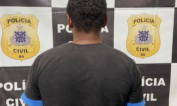 Polícia Civil cumpre mandado de prisão de investigado por latrocínio contra o próprio avô em Castro Alves
