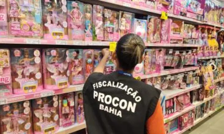 Procon-BA intensifica fiscalização no comércio durante Operação Dia das Crianças