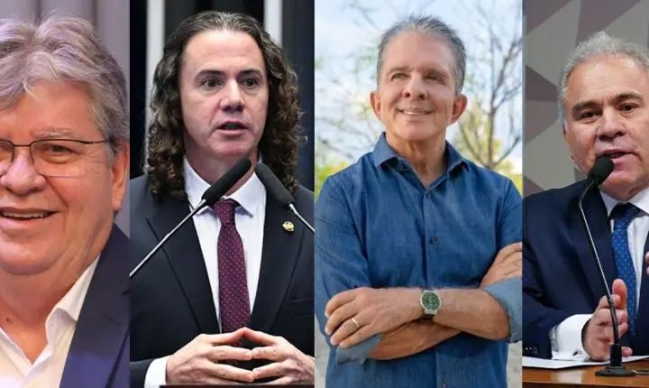 Quaest para o Senado na PB: João, 27%; Veneziano, 17%; Nabor, 9%; Queiroga, 6%