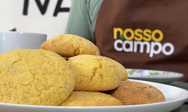 Receita Nosso Campo: aprenda a fazer uma broa de fubá com erva doce