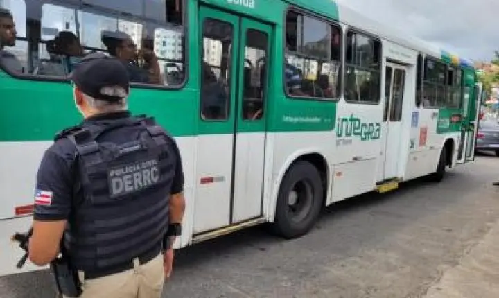 Roubos em ônibus caem 68,2% na Bahia entre janeiro e setembro de 2026