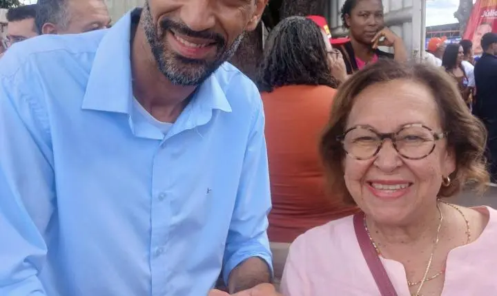 Santo Antônio de Jesus: Blogueiro Leandro Alves declara apoio ao governador Jerônimo Rodrigues ao lado da deputada federal Lídice da Mata