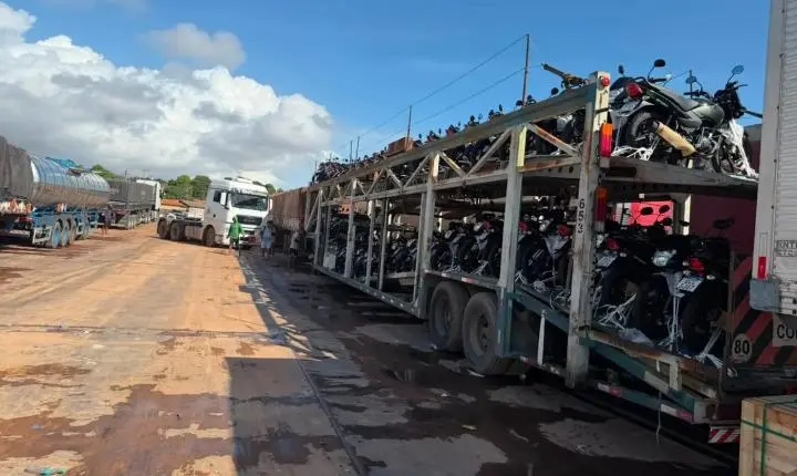 Sefa apreende 80 motocicletas avaliadas em R$ 789 mil em Santarém e aplica multa de R$ 142 mil