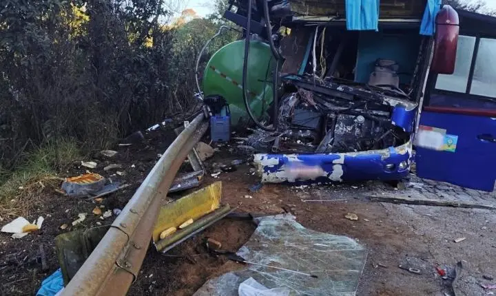 'Só escutamos uma explosão': sobrevivente relata desespero após acidente com ônibus na BR-267