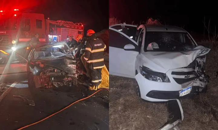 Uma pessoa morre e outras 4 ficam feridas em batida frontal em vicinal entre Ipaussu e Bernardino de Campos